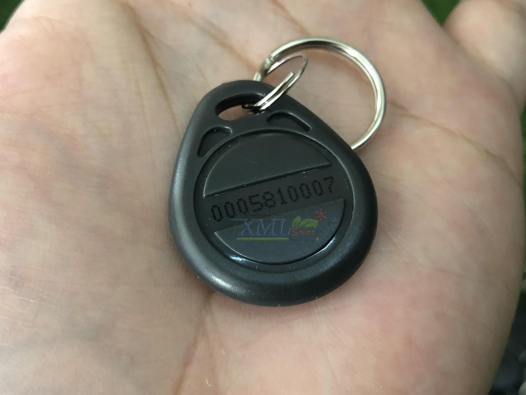 พวงกุญเเจคีย์การ์ด Keytag (Proximity 125Khz.) (เเบบหยดน้ำ ยี่ห้อ mango)(สีดำ)