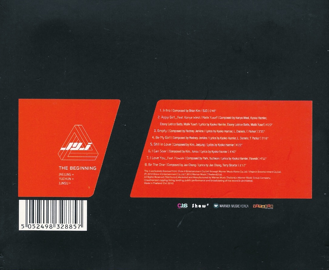 CD,JYJ - The Beginning (K-Pop)(2010)(Thai)