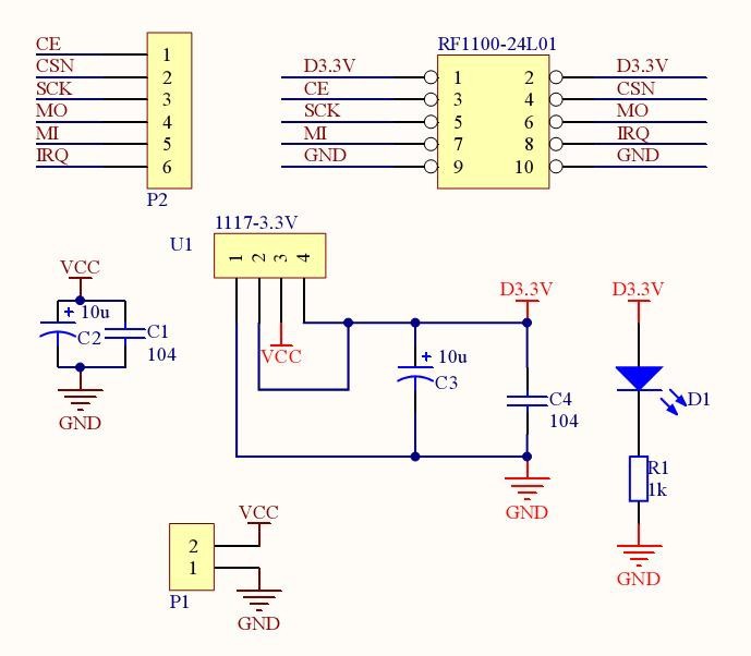 NRF24L01 Adapter 3.3V Wireless Module บอร์ดแปลงไฟสำหรับ โมดูลไร้สาย NRF24L01