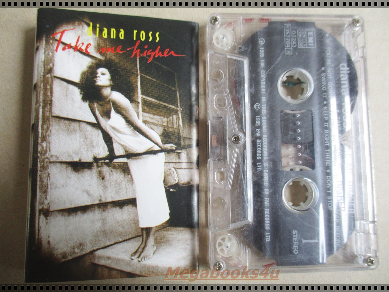 ขายเทปเพลงสากลเก่า DIANA ROSS-TAKE ME HIGHER