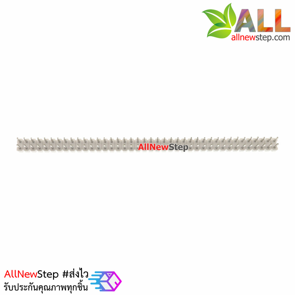 ก้างปลา 2x40 ขา สีขาว 2.54mm white Single Row Male 2X40 Copper Pin Header Strip