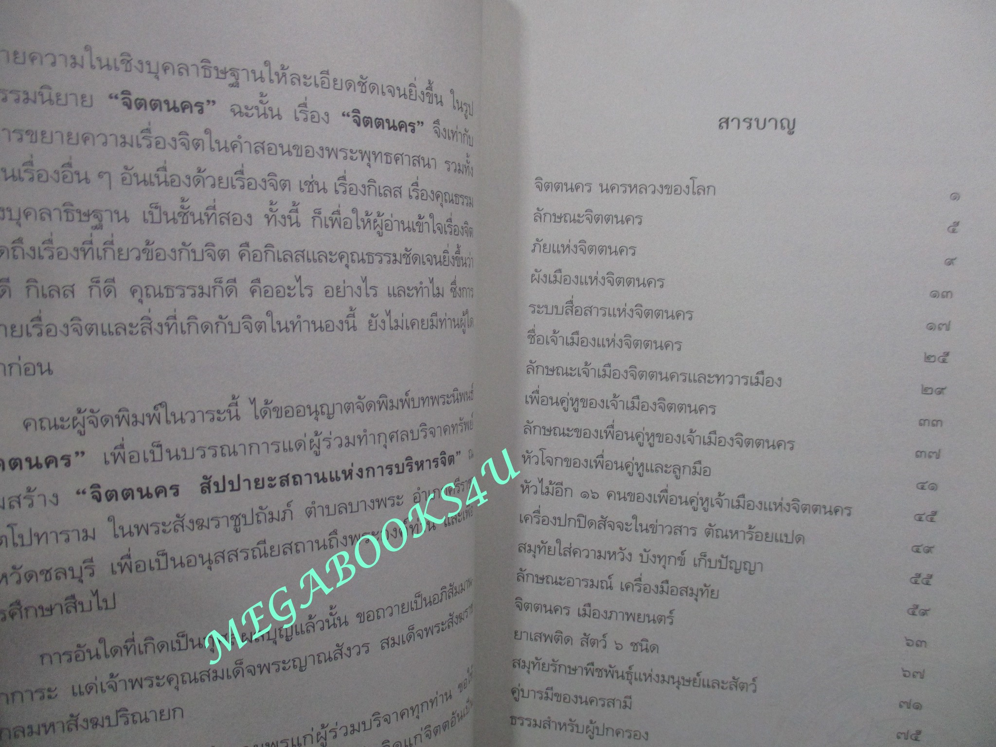 หนังสือ จิตตนคร โดย สมเด็จพระญาณสังวร สมเด็จพระสังฆราช สกลมหาสังฆปริณายก