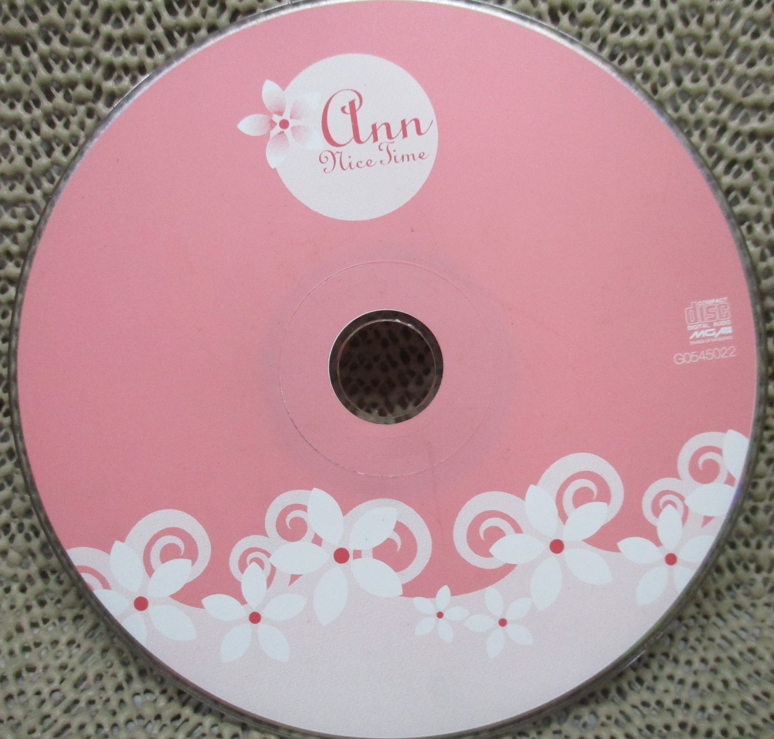 ซีดีเพลงไทยสากล แอน ธิติมา ประทุมทิพย์ อัลบั้ม NICE TIME // ปกสวย แผ่นสวย มีรอยนิดเดียว