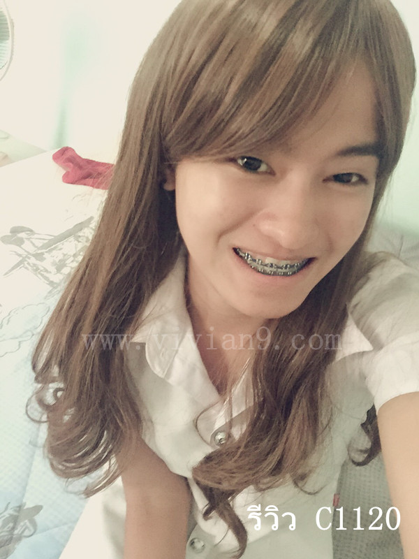 C1120 วิกผมลอนช่วงปลายผมเล็กน้อย