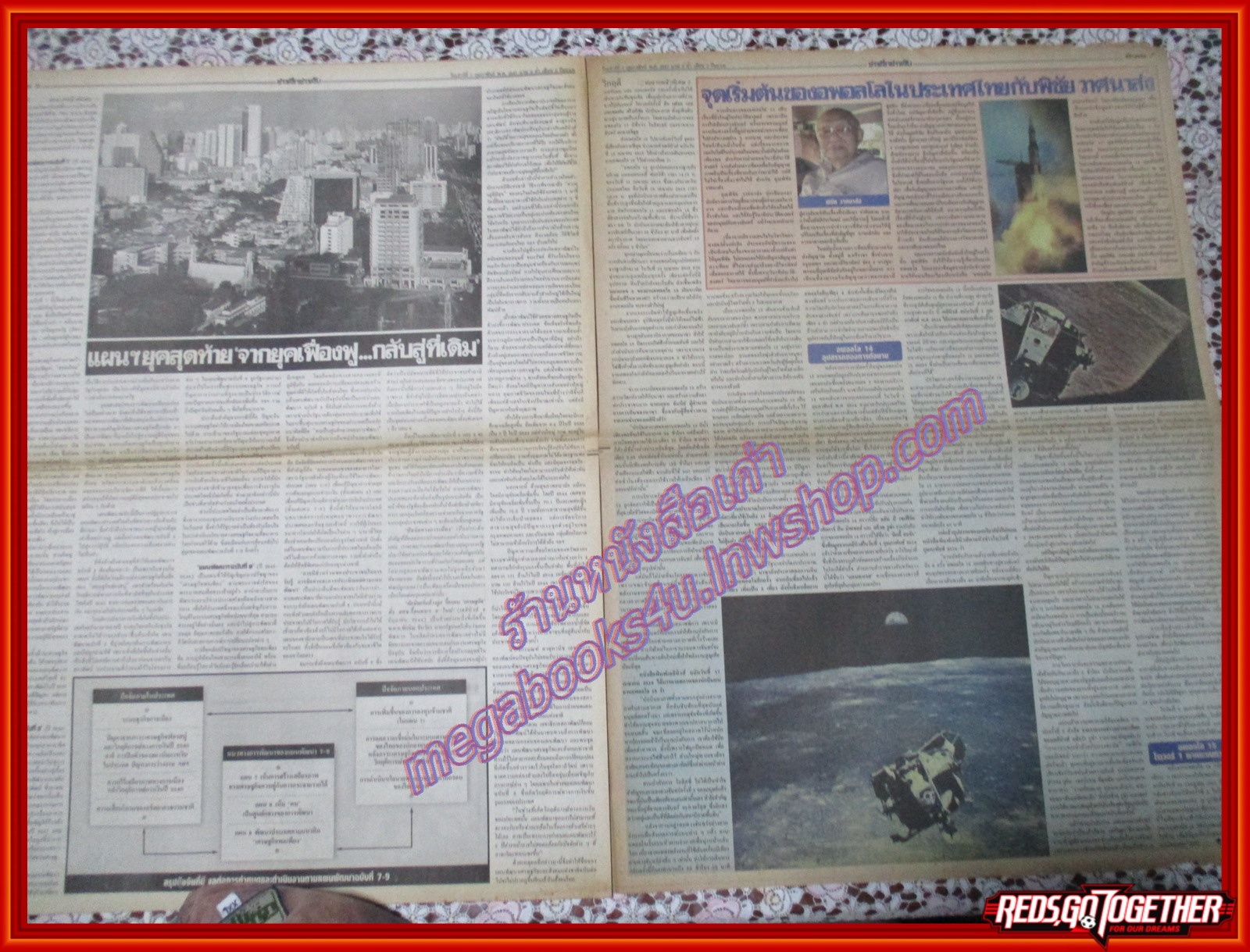 หนังสือพิมพ์เดลินิวส์ ฉบับ ข่าวลึกข่าวลับผ่าน4ทศวรรษ ฉบับที่05 07กุมภาพันธ์ 2547 ฮ.ตกที่ทุ่งใหญ่นเรศวร,อพอลโล11ลงดวงจันทร์,