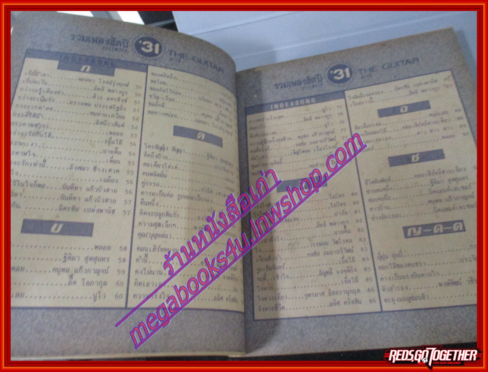 หนังสือเพลงพร้อมคอร์ดกีตาร์ เดอะกีต้าร์ THE GUITAR ฉบับที่179 ปี2531 มีภาพ วงคาราบาว