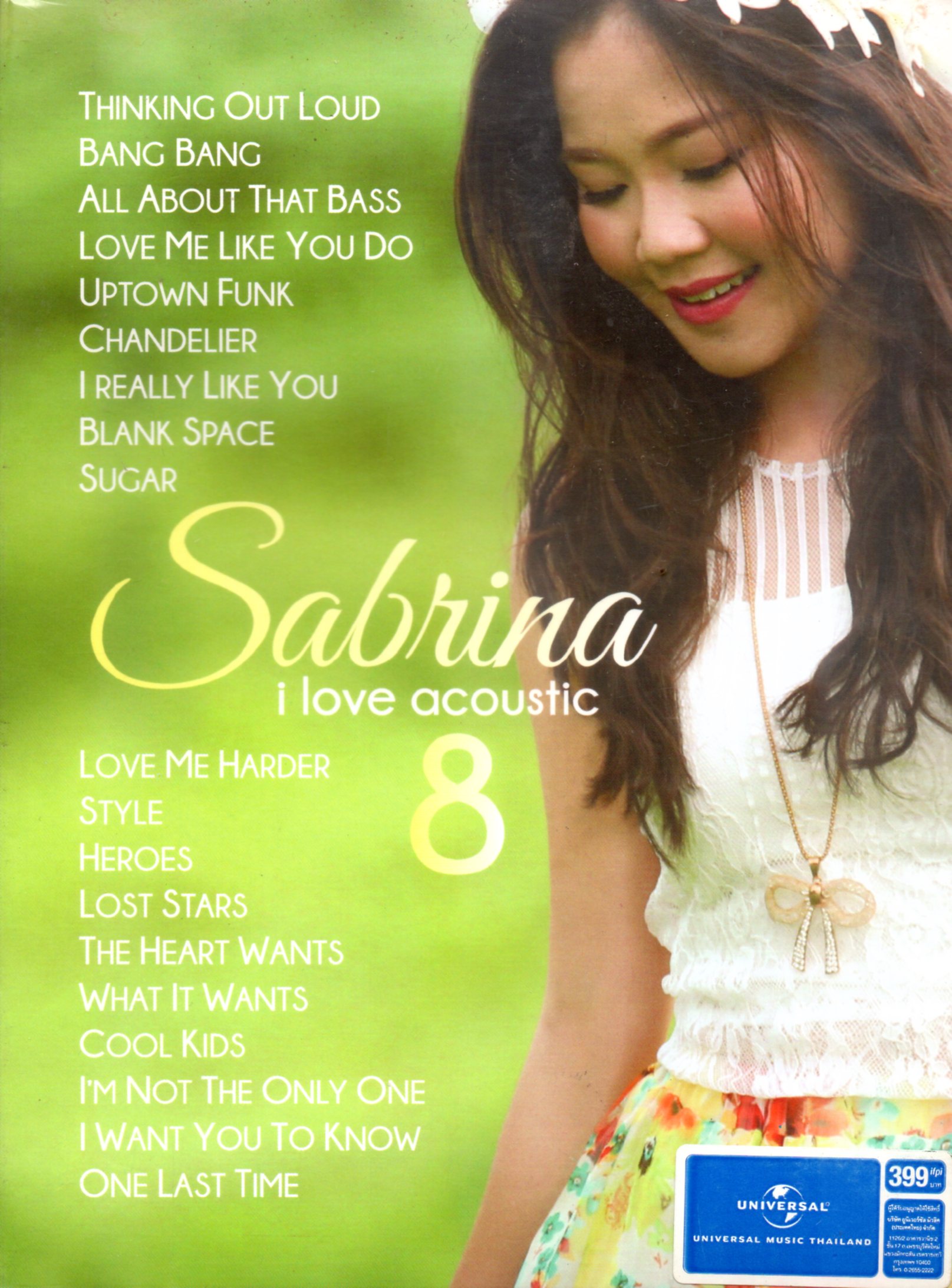 CD,Sabrina - I Love Acoustic 8 (2015)(Thai)