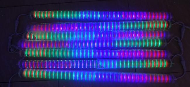ไฟแท่ง LED 7 สี หลอดใส (ยาว 1 ม.)