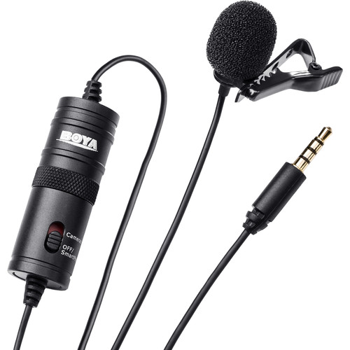 BOYA BY-M1 LAVALIER MICROPHONE FOR DSLRS SMARTPHONE