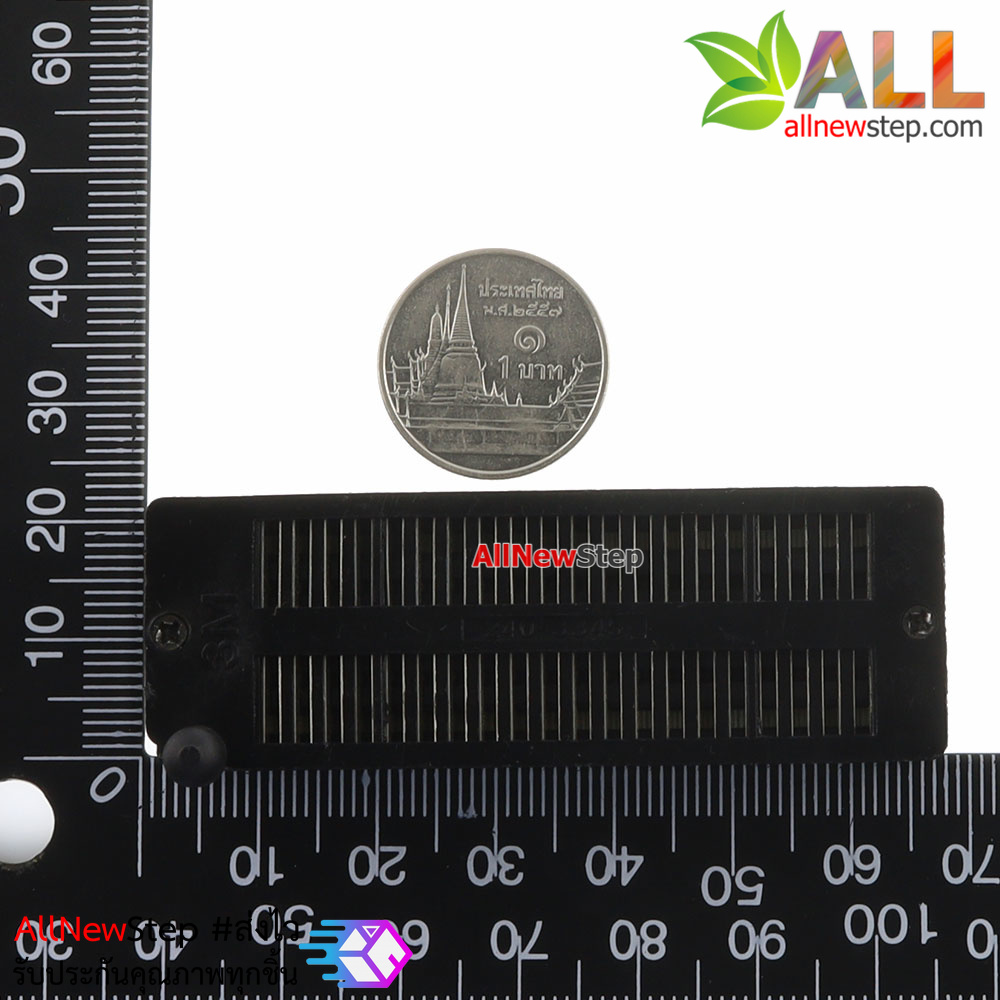 ZIF socket 40 pin ซ็อกเกต IC 40p ขาแบบแถบยาว สีดำ