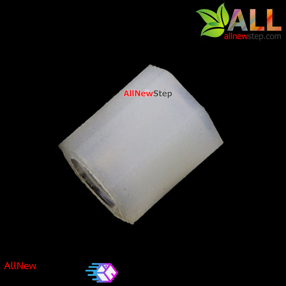 เสาน็อตไนลอน NUT Nylon M2 ขนาด 5mm สีขาว จำนวน 1 ชิ้น