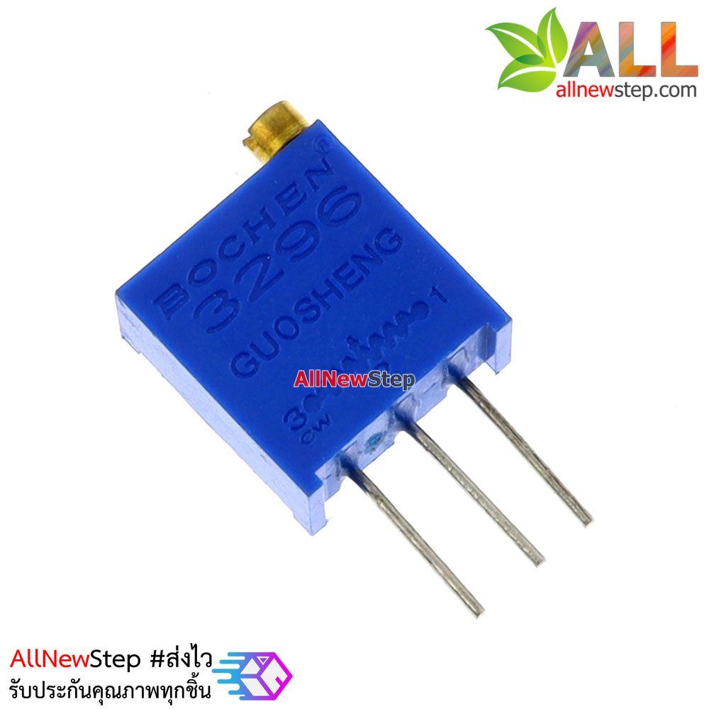 ตัวต้านทานปรับค่าได้ 1k แบบละเอียดหมุน 25 รอบ Trimpot 1 k (102)