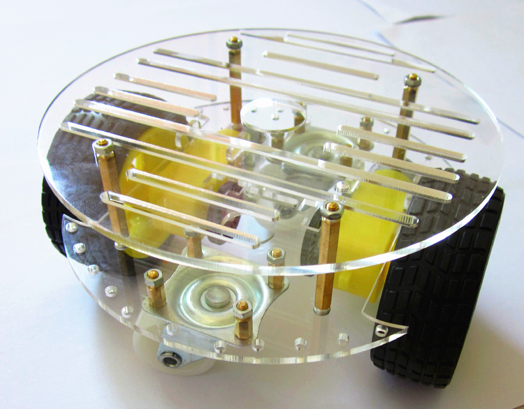 2WD Smart Car Chassis 2 ชั้น