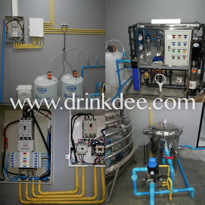 ชุดติดตั้งโรงานผลิตน้ำดื่มขาย 36,000L/วัน (ทั้งระบบ)