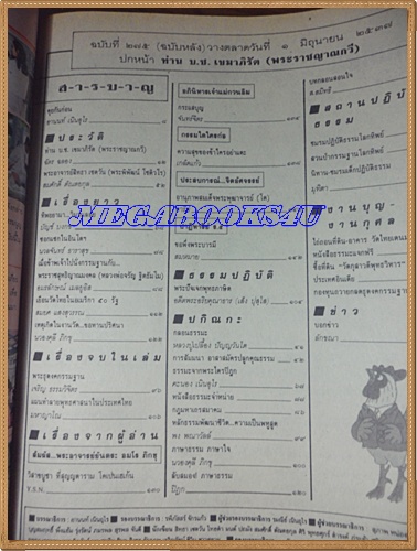 นิตยสารโลกทิพย์ เล่ม275 มิถุนายน 2537 ปกพระราชญาณกวี