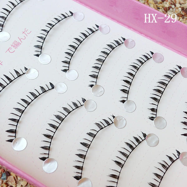 HX-29# ขนตาล่างเเกนด้าย (ราคาส่ง) ขั้นต่ำ 15 เเพ็ค คละเเบบได้