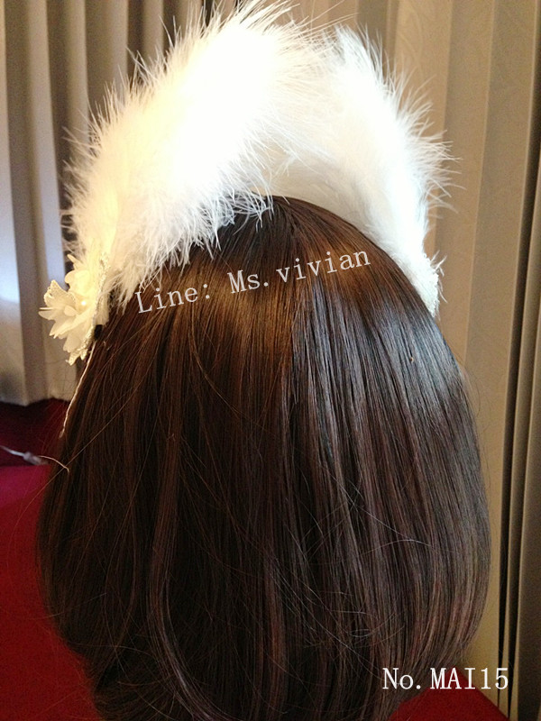 MAI15 มงกุฎขนฟู เเบบคาดหน้าผาก (งาน handmade)**สินค้ามีจำกัดในเเต่ละล๊อต**