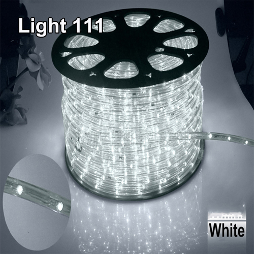 ไฟสายยาง LED (ท่อกลม) 100 m สีขาว