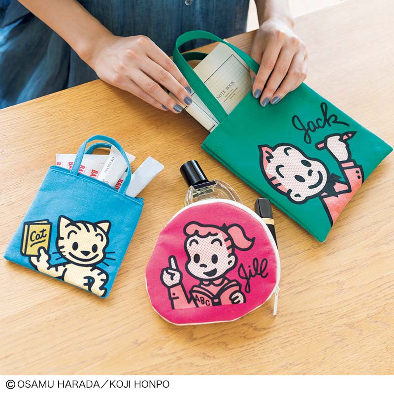 ❌เลิกจำหน่าย ❌ OSAMU GOODS ชุดกระเป๋า 3 ชิ้น มี กระเป๋าถือสีเขียว กระเป๋าสีฟ้าใบเล็กมีซิบ และกระเป๋าเครื่องสำอางบุนุ่ม