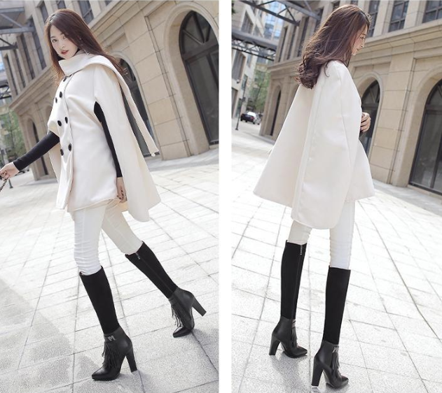 รองเท้าบูทสีน้ำตาลส้นสูงปลายแหลม ไซต์ 34-43