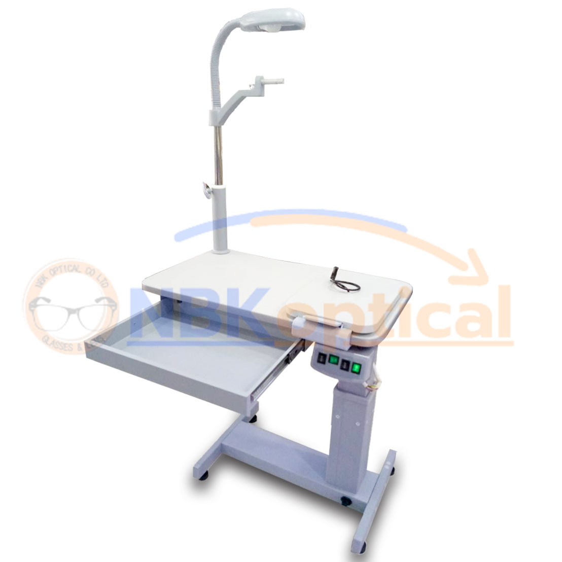 ชุดโต๊ะวัดสายตา C180A White