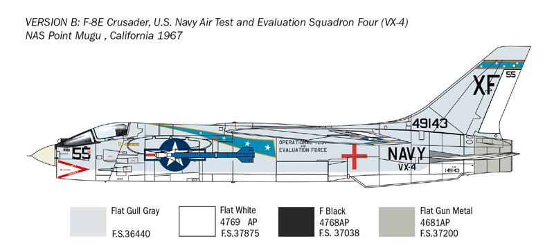 1/72 F-8E Crusader
