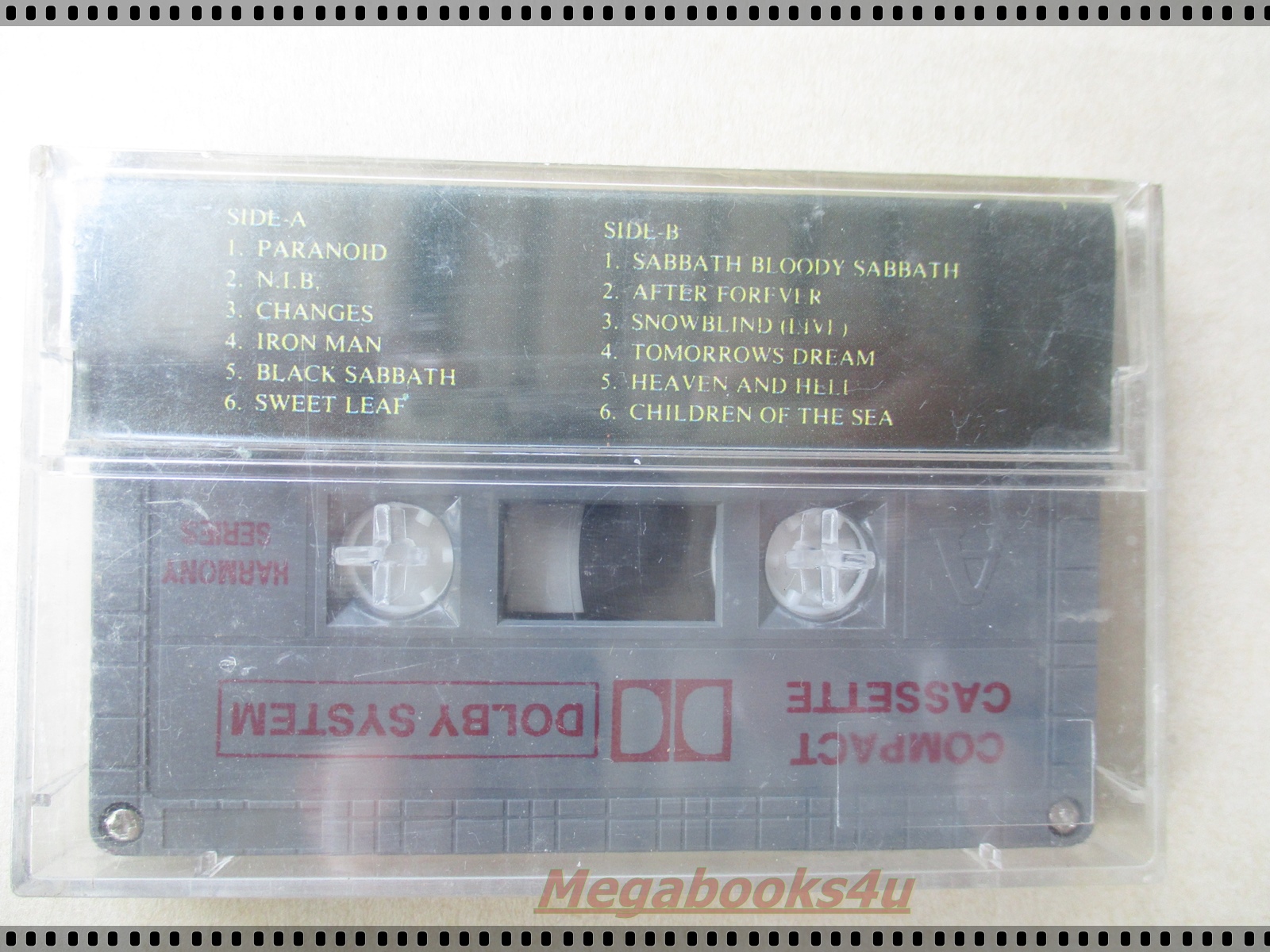 ขายเทปเพลงสากลเก่า BLACK SABBATH GREATEST HITS มือ1ในซีล