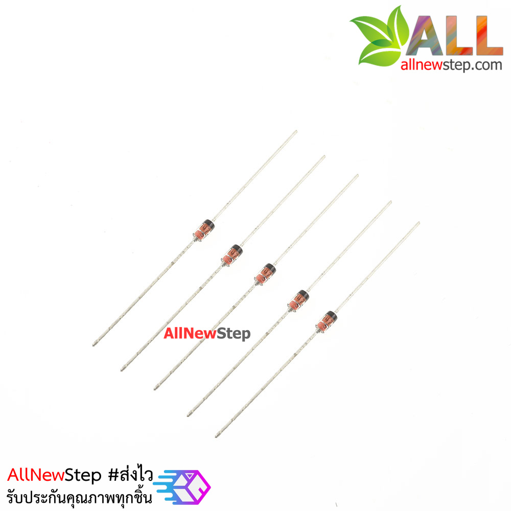 ซีเนอร์ไดโอด 3.6V ขนาด 1W จำนวน 5 ชิ้น Zener diode 1W 3.6V 1N4729