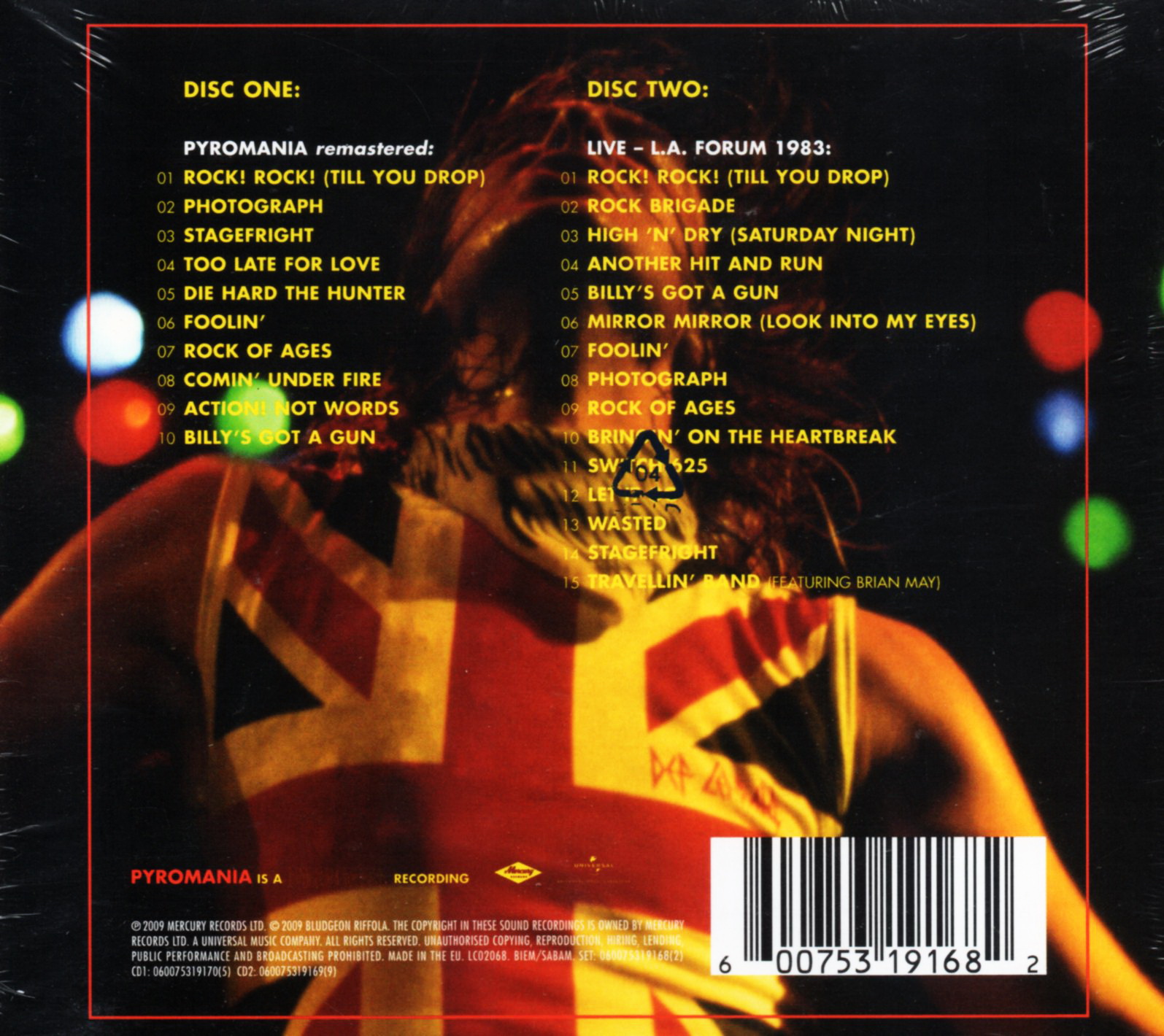 CD,Def Leppard - Pyromania (Deluxe Edition)(2CD)(2009)(EU)