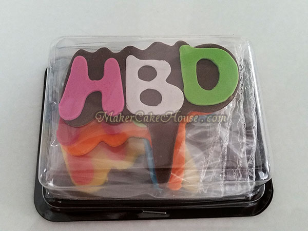 กัมเพสรูปป้าย HBD ( 4 ชิ้น )