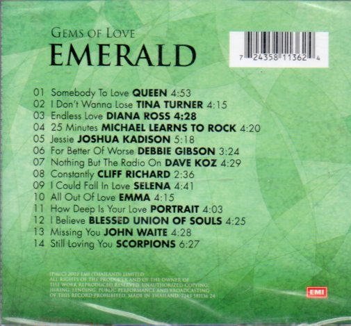 CD,Gems of love emerald