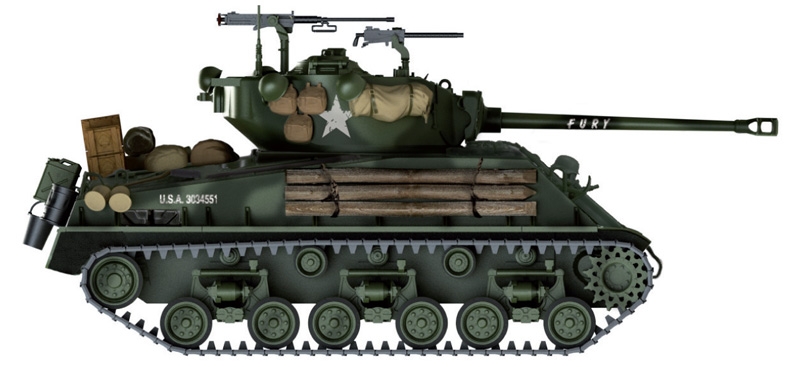 1/35 M4A3E8 SHERMAN "FURY"