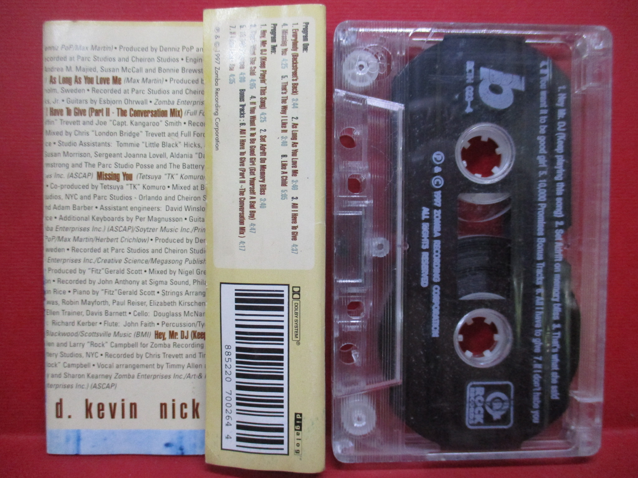 เทปเพลงสากล Backstreet Boys - Backstreet's Back