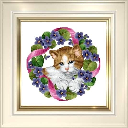 EMS ผังลาย Flowercat Anggela