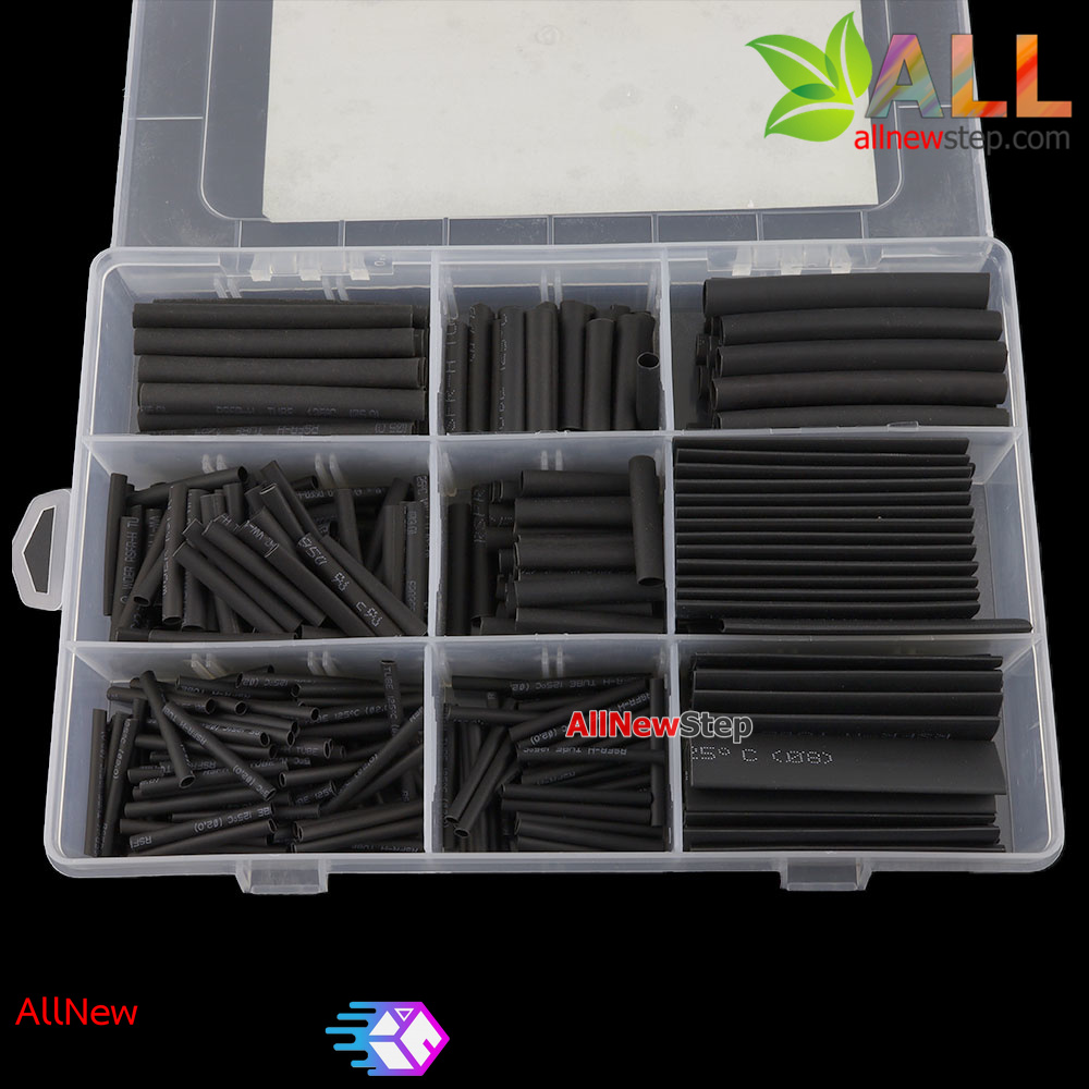 ชุดเซตท่อหด พร้อมกล่องอุปกรณ์ สำหรับหุ้มสายไฟ 405 ชิ้น