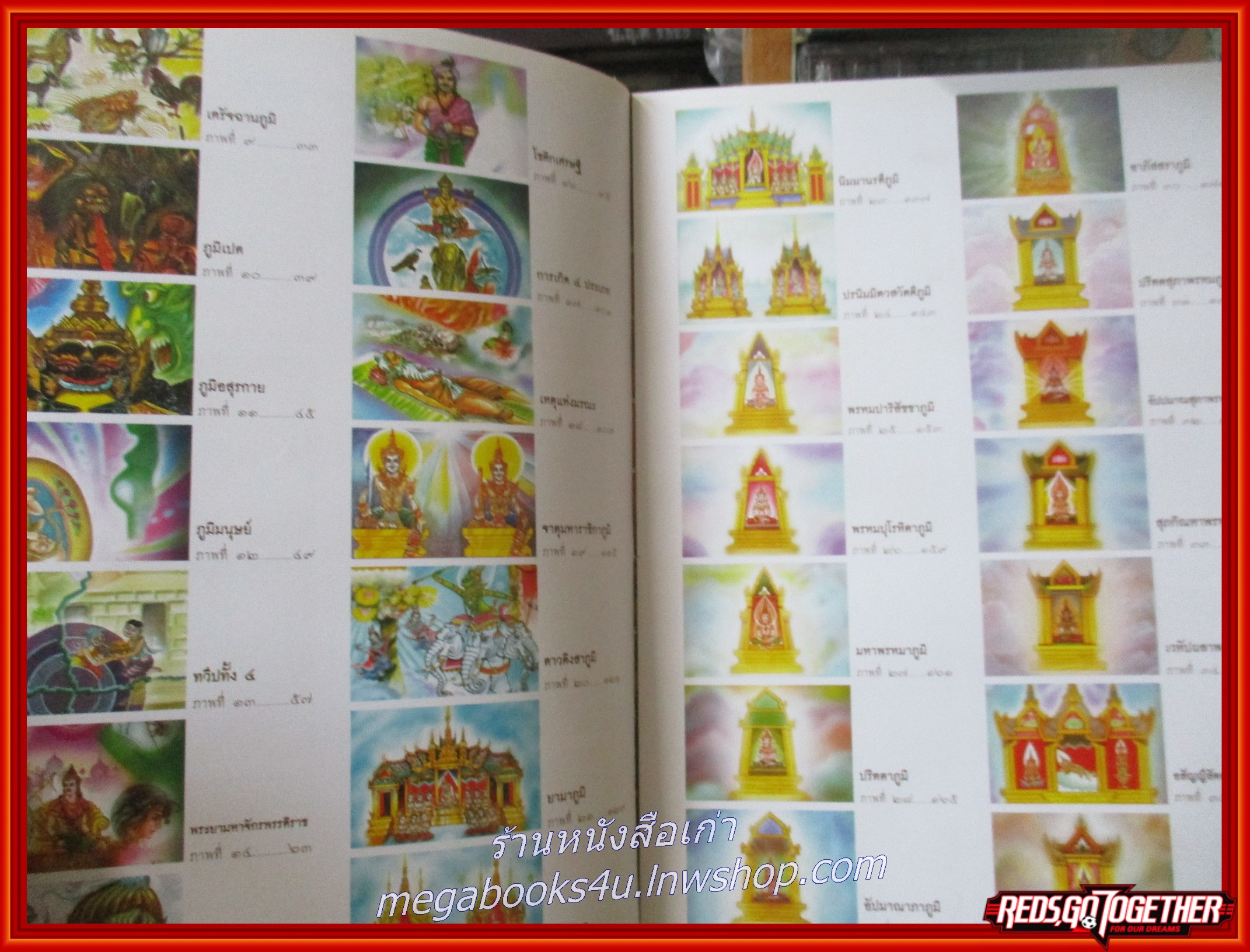 สมุดภาพไตรภูมิพระร่วง เล่าเรื่องภูมิทั้ง 3 อันเป็นที่อยู่ของสัตว์โลก