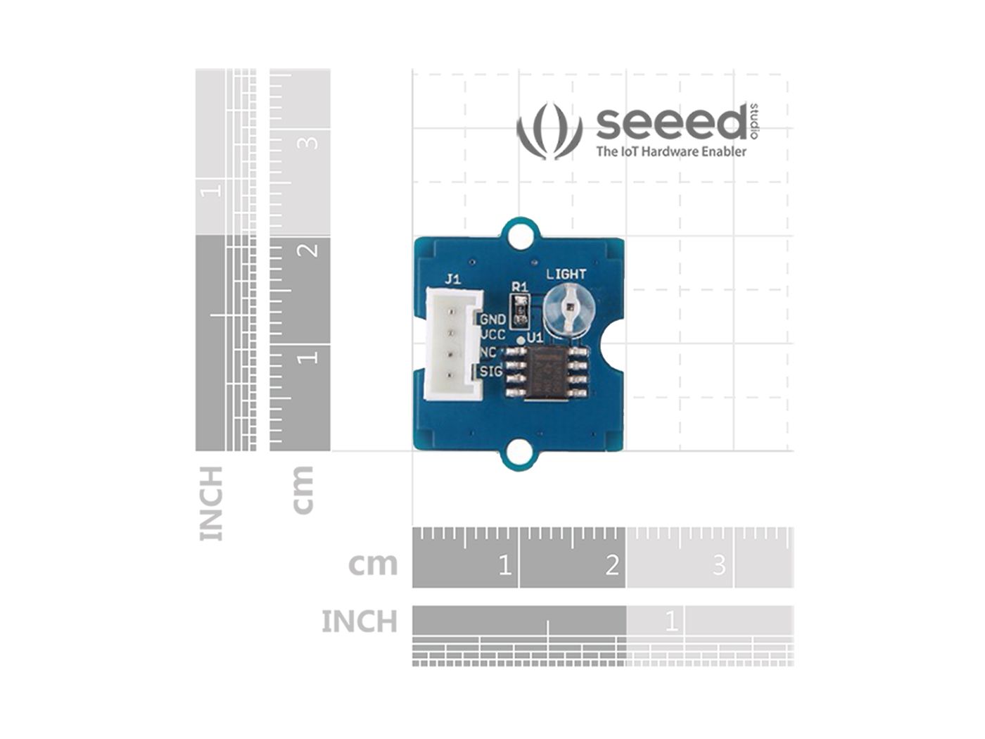 โมดูลเซนเซอร์แสง Grove - Light Sensor ของแท้จาก Seeed Studio