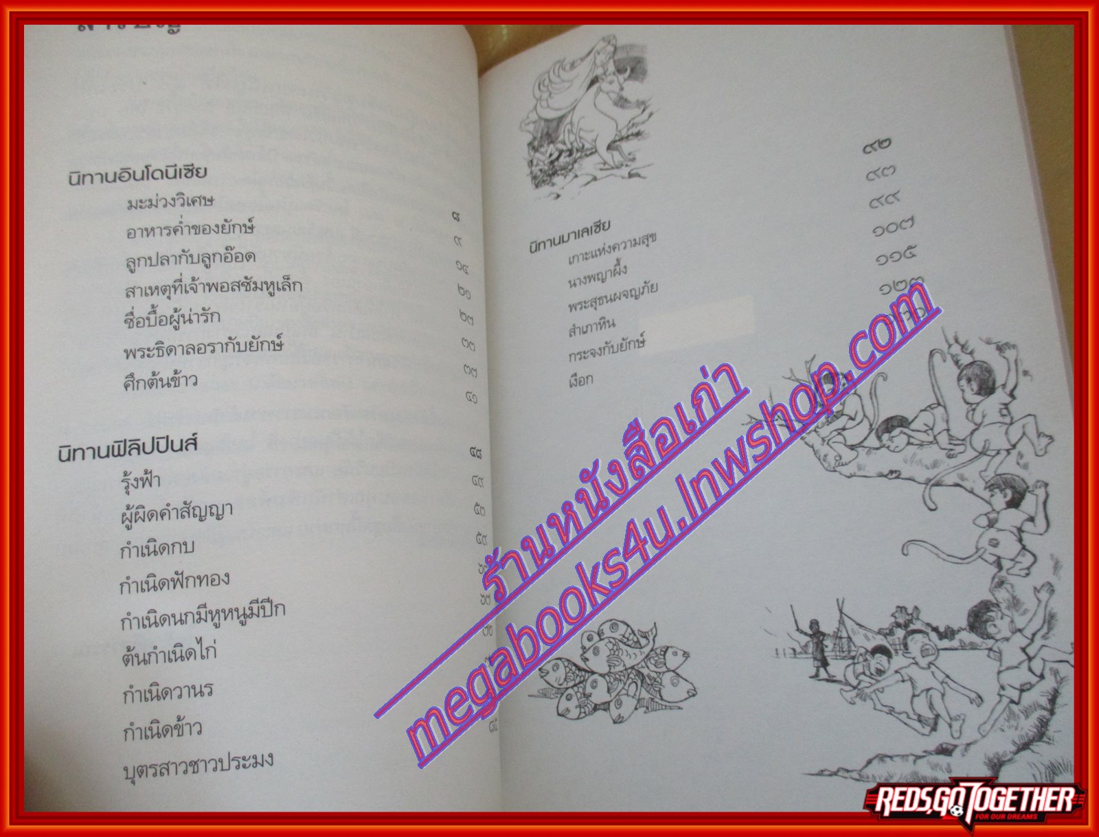 นิทานพื้นบ้านประชาคมอาเซียน เล่ม1 อินโดนีเซีย ฟิลิปปินส์ มาเลเซีย โดยโชติ ศรีสุวรรณ(มือสองจากห้องสมุด) (สภาพ70-90