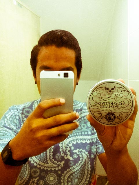 Glamouroso Pomade (Water Based) กลิ่น Verbena (พืชตระกูลมะนาว) ขนาด 4 oz.