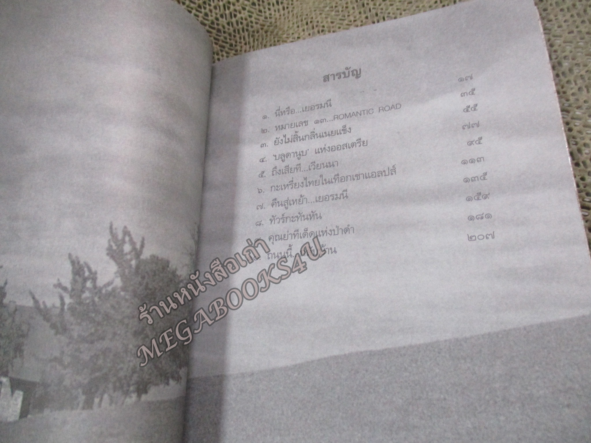 ใบไม้เปลี่ยนสีที่ยุโรป / พิมพ์สี / แพรว / รูปเล่มดี สันกระดาษเปื้อนฝุ่นเล็กน้อย (สารคดีท่องเที่ยว)