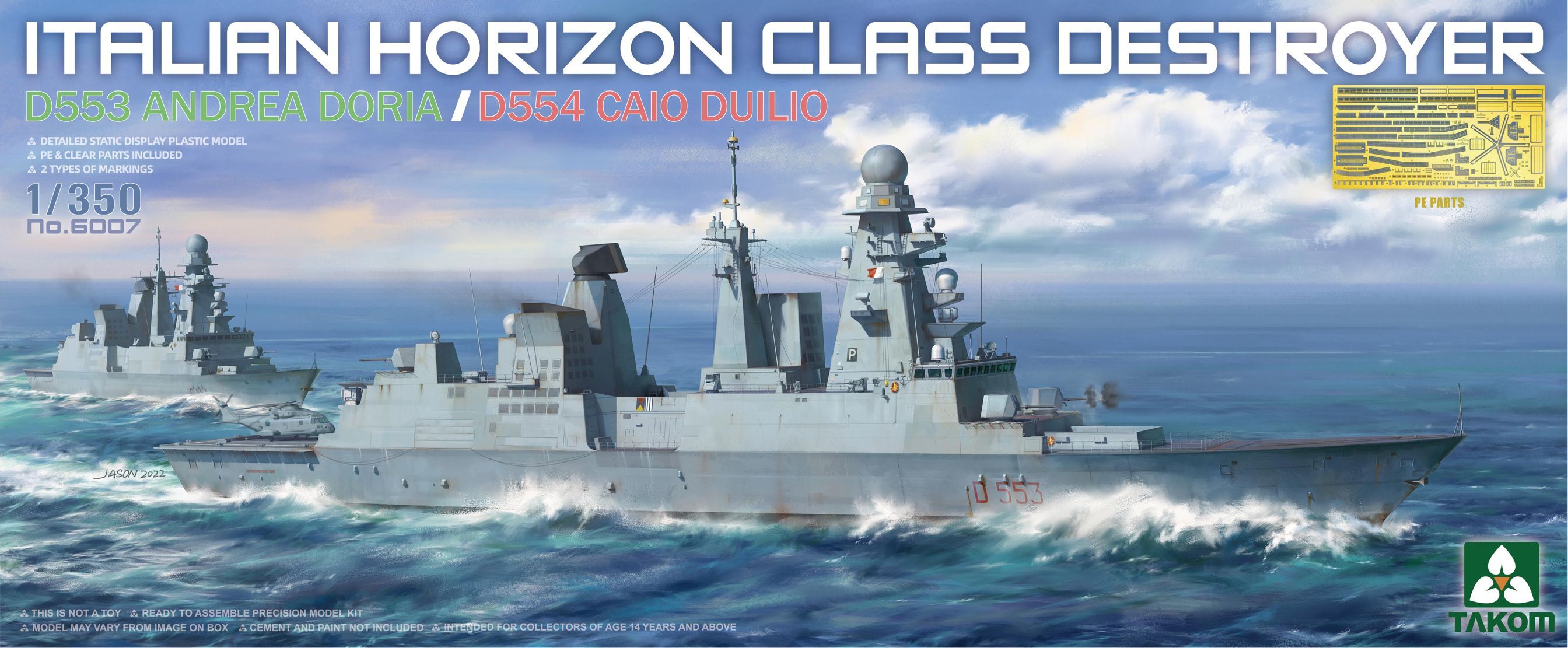 1/350 ITALIAN HORIZON CLASS DESTROYER