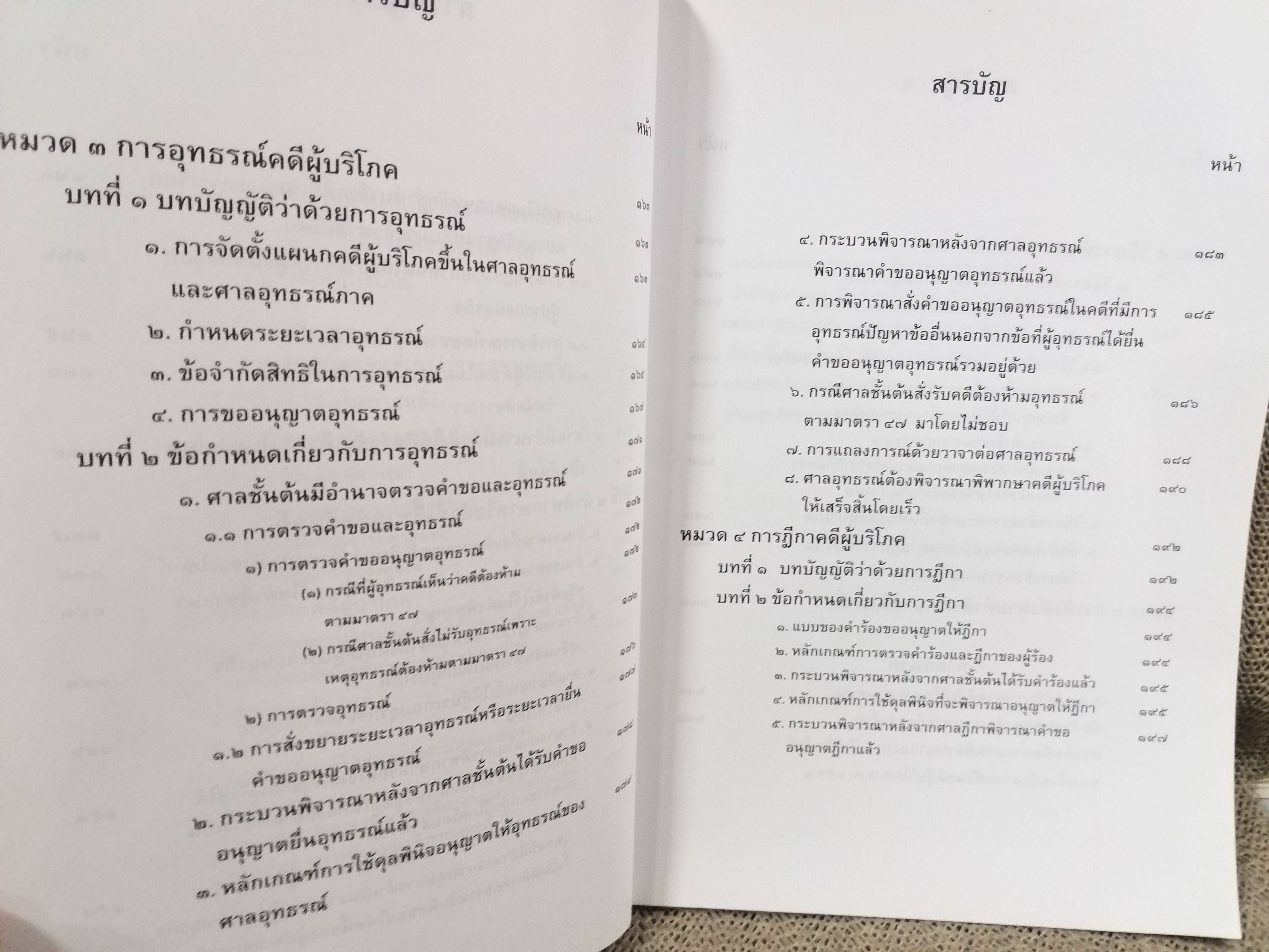 หนังสือ กฎหมายวิธีพิจารณาคดีผู้บริโภค ตามพระราชบัญญัติวิธีพิจารณาคดีผู้บริโภค / ธานิศ เกศวพิทักษ์