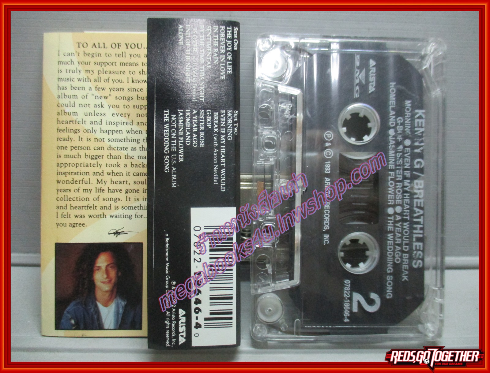 เทปเพลงสากล KENNY G อัลบั้ม BREATHLESS