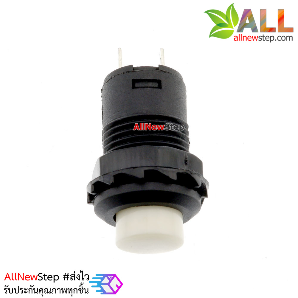 สวิตช์กดติดกดดับ lock switch DS-427/428 1.5A 250VAC สีขาว