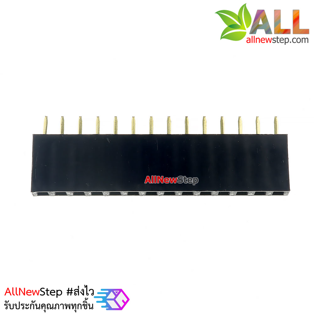 Pin header Single row 14p female 1x14P spacing 2.54mm จำนวน 1 ชิ้น