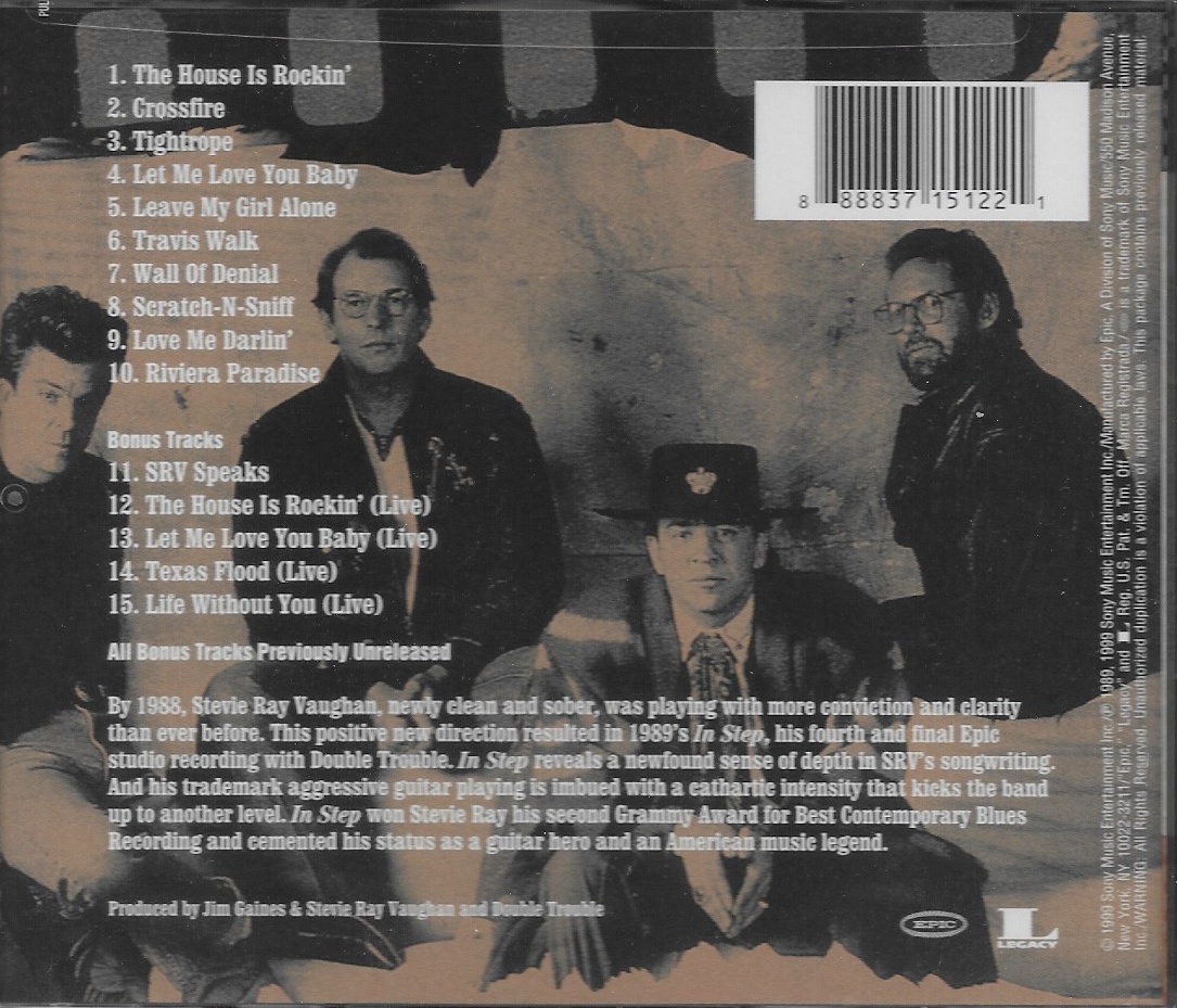 CD,Stevie Ray Vaughan And Double Trouble - In Step (1999)(USA)