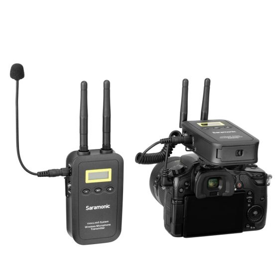 Saramonic UMIC-M2 compact goodsenneck microphone with locking 3.5mm connector for wireless transmitters camera audio recorders mixer & more