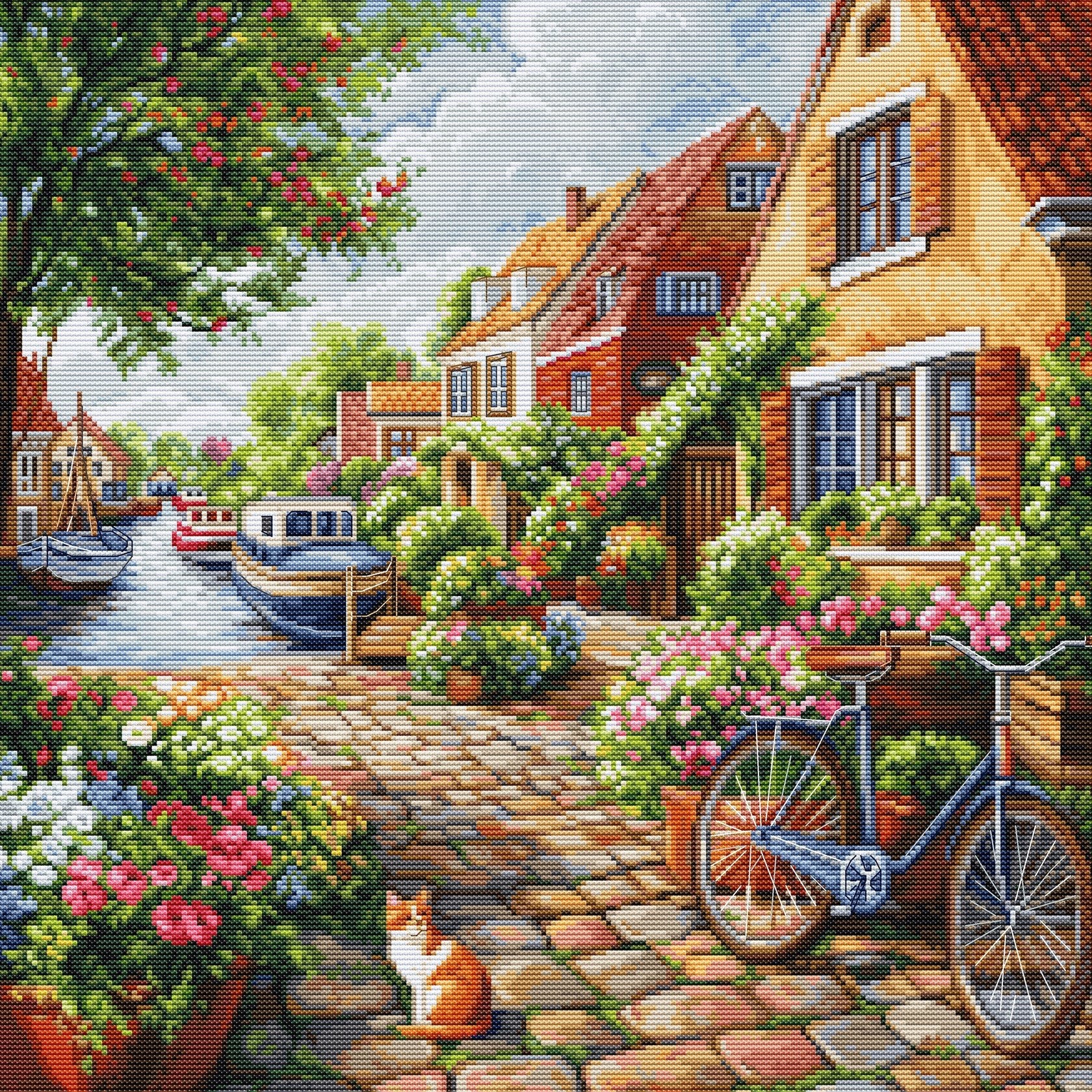 Luca-S ชุดปักครอสติช Summer Splendor