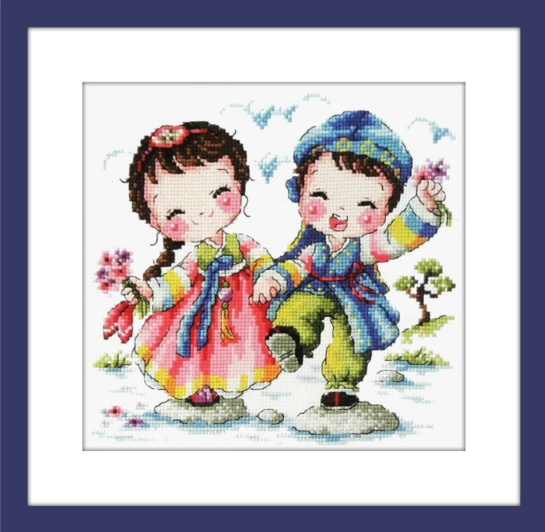 Soda ชุดปัก The Couple on the Stepping Stone