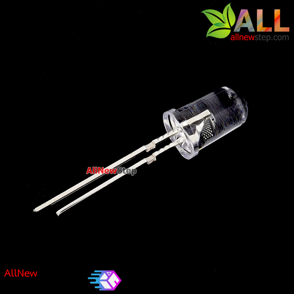 LED สีรุ้ง หลอดไฟ 3 สี 5mm เปลี่ยนสีอัตโนมัติ colorful f5 5mm led light tube color changing จำนวน 5 ชิ้น